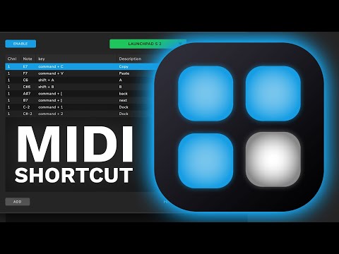 MidiShortcut Tutorial! Map MIDI Keys to keyboard shortcuts!