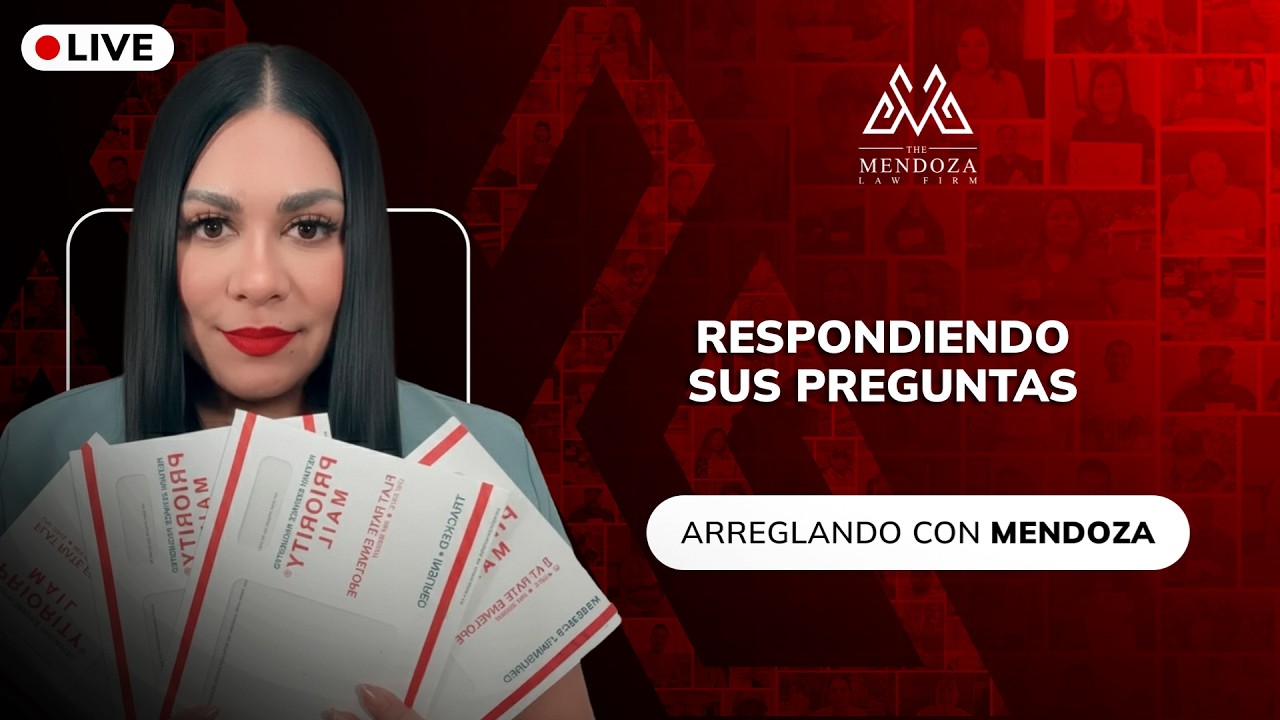 Respondiendo sus preguntas En Vivo - Abogada Maria Mendoza