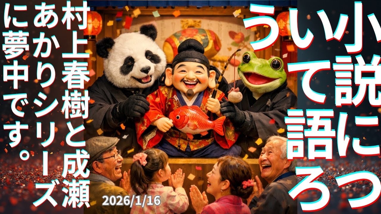 376 〈📕小説について語ろう〉🌳村上春樹と成瀬あかりシリーズに夢中