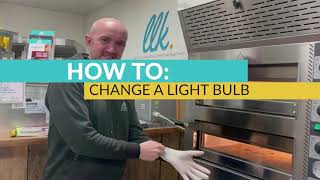 How to: Change a bulb in your Cuppone Tiziano pizza oven