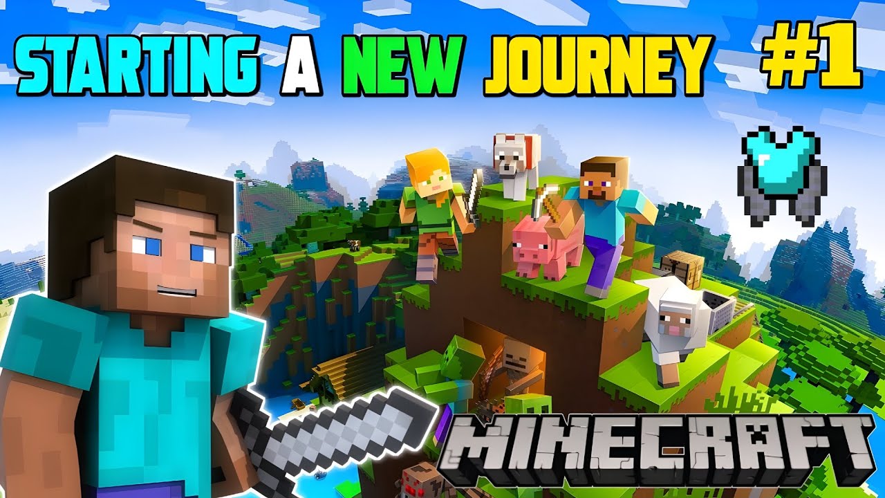 I AGAIN START A NEW JOURNEY IN MINECRAFT || MINE CRAFT EP 1 - YouTube