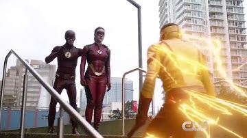 Wally is Fast Enough to Save Iris  The Flash 3x15 Opening Scene