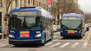 ᴴᴰ⁶⁰ Busfanning Upper West Side reroutes along 81st Street/Columbus Avenue - 3/15/2026