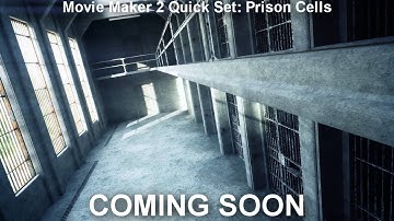 Movie Maker 2 Quick Set "Prison Cells" for Daz Studio 3 - Preview