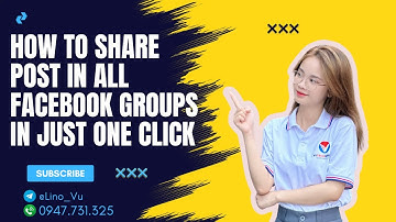 How To Share Post In All Facebook Groups In Just One Click