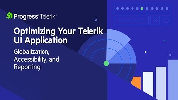 Optimizing Your Telerik UI Application: Globalization, Accessibility, and Reporting | Chapter 9