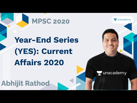 Year-End Series (YES): Current Affairs 2020 by Abhijit Rathod