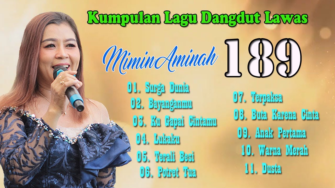 MIMIN AMINAH  💝 KUMPULAN LAGU DANGDUT LAWAS MP3📀 NEW 189 MUSIK