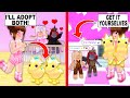 She ONLY Adopted Us Because Of Our GOLDEN UNICORNS In Adopt Me! (Roblox)