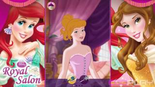 ♥ Disney Princess Royal Salon Cinderella Masquerade Party (Best Disney Princess Dress Up G Part 2 HD screenshot 3