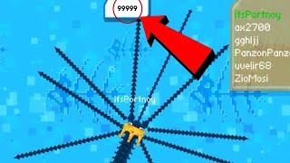 I broke the world record | pixel Sword fish io screenshot 1