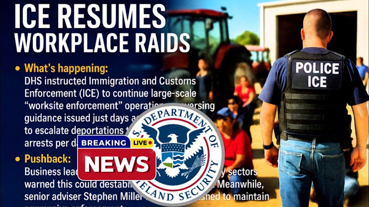 Tornano le retate dell'ICE: ordinati 3.000 arresti al giorno nei luoghi di lavoro negli Stati Uniti