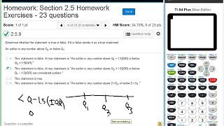 Dr Swiersz Video Solving Section 2 5 Homework Exercises #1 Through #7 20171207 Stats