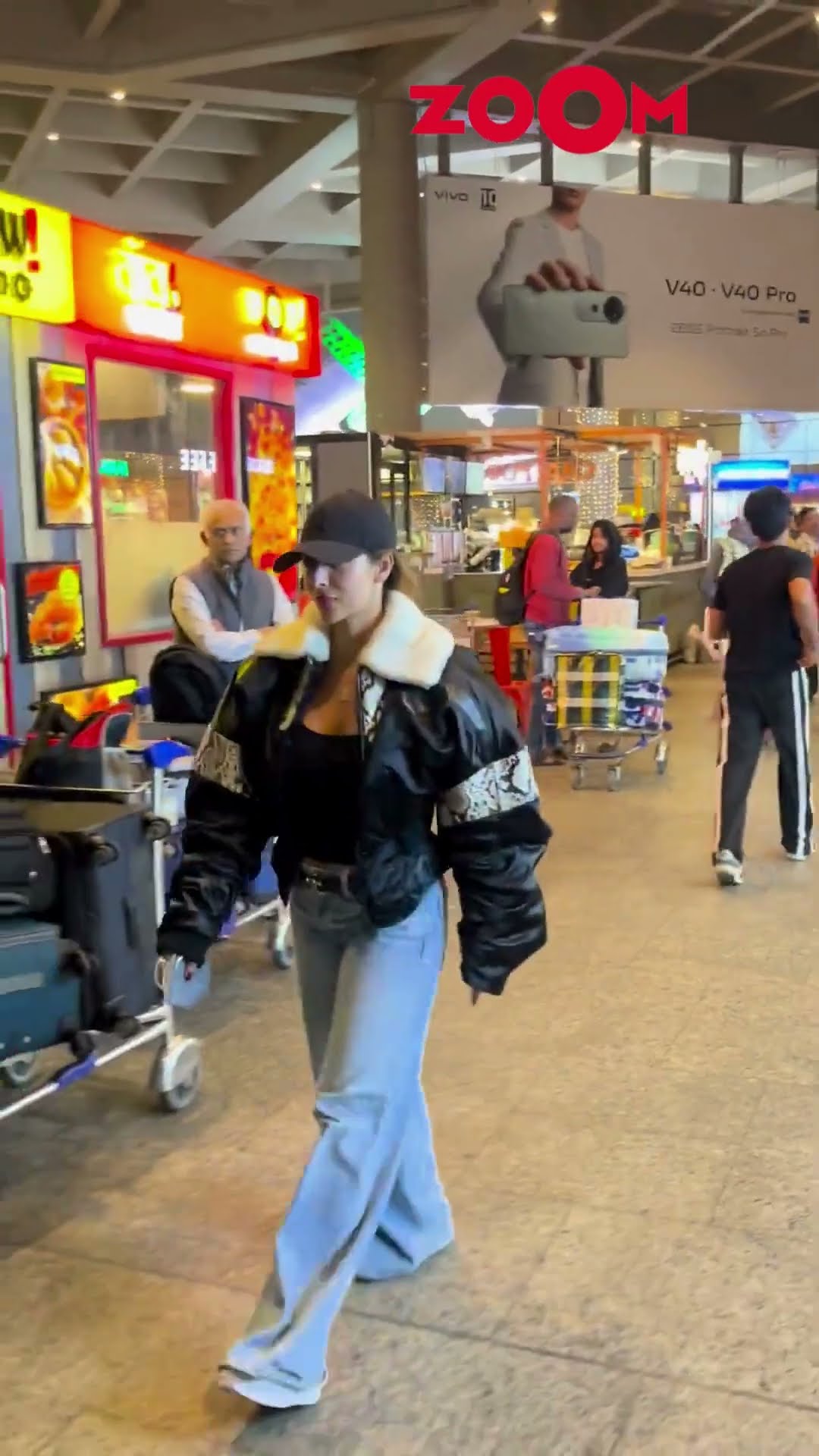 Malaika Arora STUNS in a fancy jacket as spotted by the paps at the airport #malaikaarora #shorts