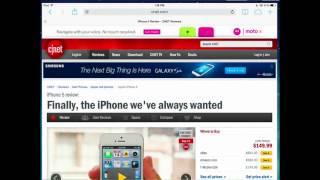 iPad Basics - Browsing with Safari (iOS 7) screenshot 4