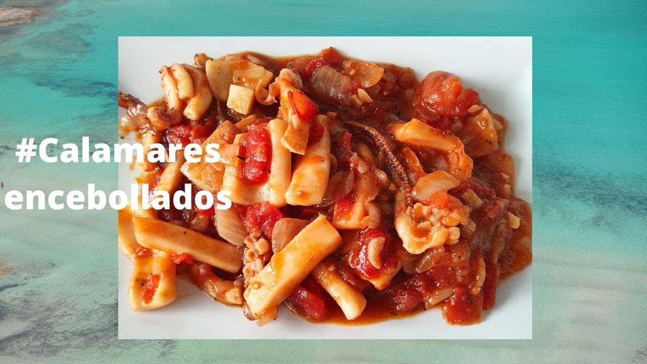 Calamares encebollados