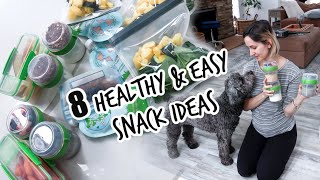 8 Healthy \& Easy Snack Ideas | PREGNANCY EDITION