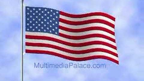 USA Animated Flag.