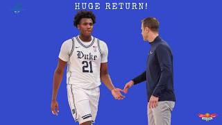 Big Pat Returns! Duke Basketball Gets Their Starting Center Back