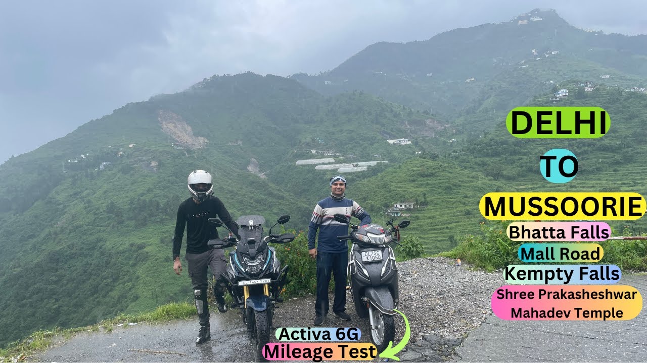 Mussoorie Me Baarish Ne Kiya Pareshan 🤩| Honda Activa 6G | Long Ride