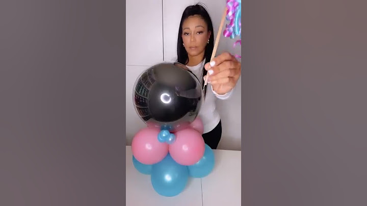 Secret double balloon for Gender Reveal 💙❤️ #shorts #genderreveal #babyshowerideas