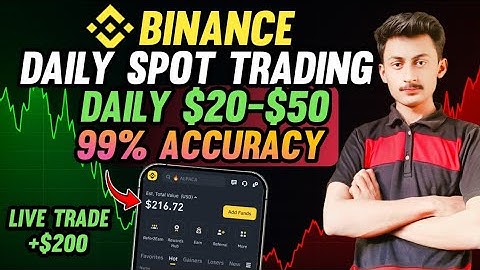 Daily Binance Spot Trading Strategy | Make $20-$50 Per Day with 99% Accuracy | Live Trading Proof