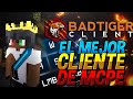 El nuevo badtiger client para mcpe duplicara tus fps 116 fps