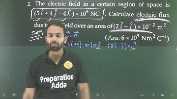 Pfp-2 Electric Charges and Field numericals based on Gauss theorem/the electric field in a certain r