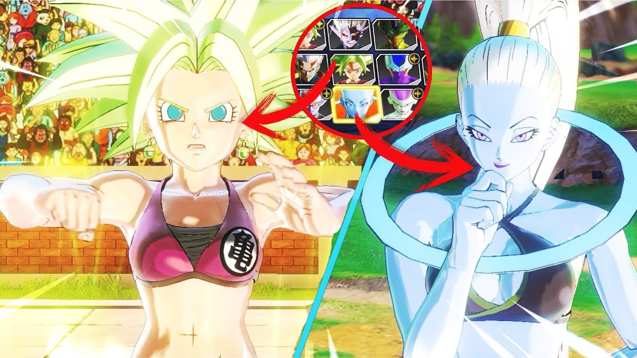 Swimsuit kefla and swimsuit vados design gameplay in xenoverse 2! 