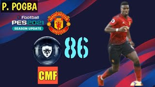 eFootball PES 2021 - Manchester United Official Rating | De Gea , Pogba , Bruno , Rashford