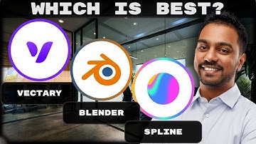 Vectary vs Blender vs Spline | Which 3D Modeling Software is best in 2025?