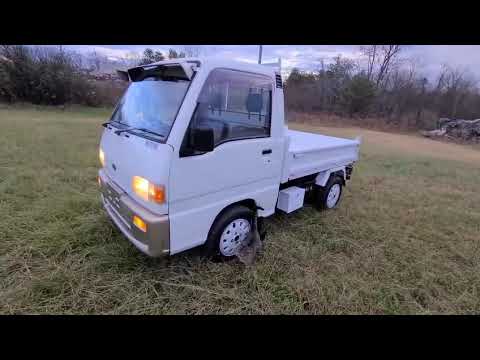 1995 Subaru Sambar dump truck 4WD 6 speed Tennessee located - YouTube