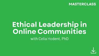 DLC Masterclass: Ethical Leadership