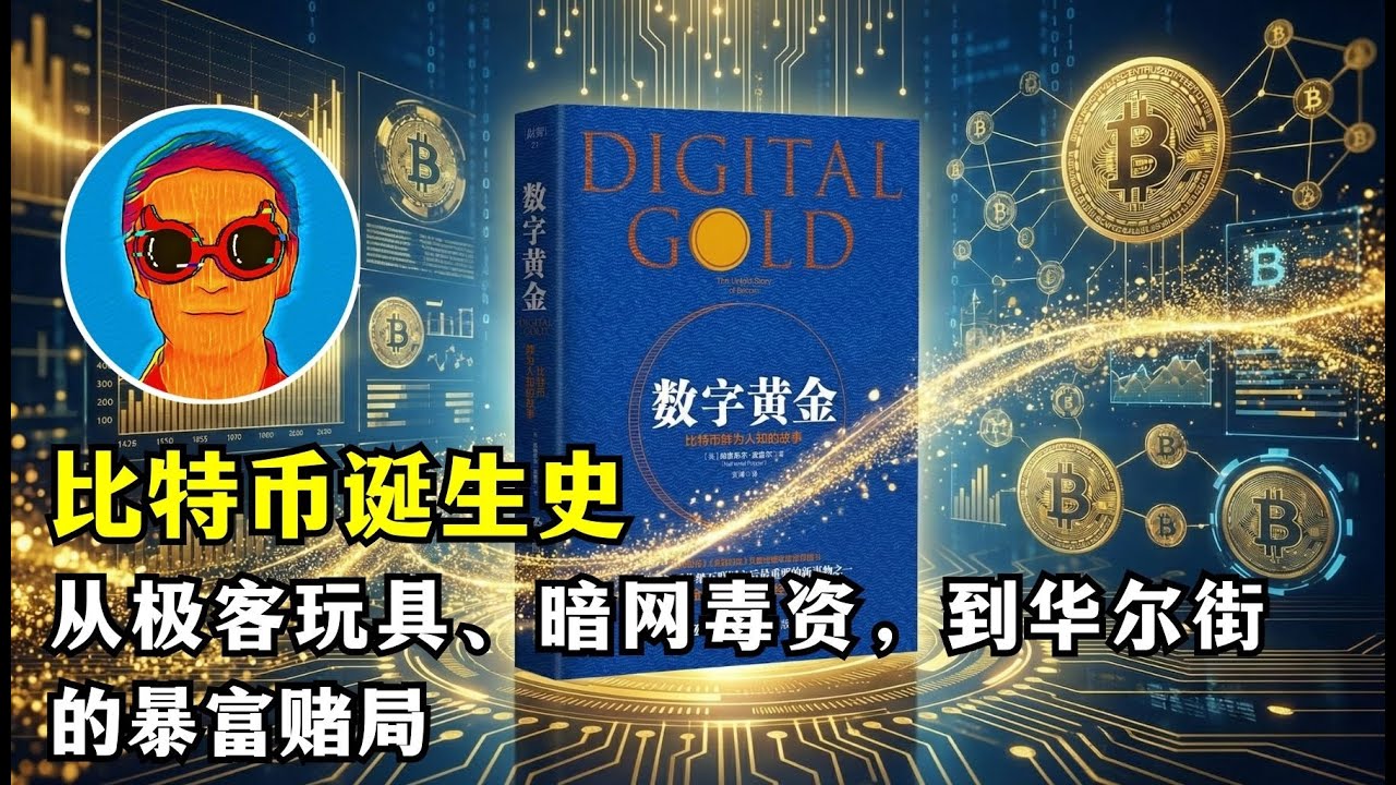 《数字黄金》：比特币是怎样被创造出来的？从暗网毒资到华尔街宠儿，一场理想与贪婪的疯狂赌局