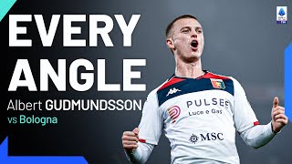 Gudmundsson’s masterful free-kick | Every Angle | Bologna-Genoa | Serie A 2023/24