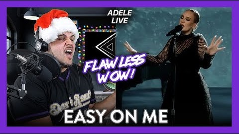 Adele Reaction Easy On Me Live at the NRJ Awards (WOW JUST WOW!) | Dereck Reacts