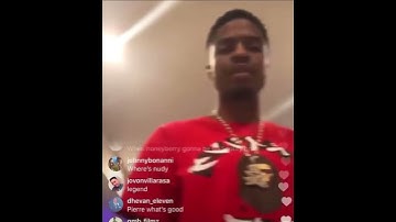 Pierre Bourne playing 3 untitled beats ig live
