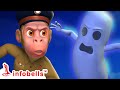 ज गल म भ त च र Super Police Bandar Mama Hindi Rhymes Cartoons Infobells Hindicartoons