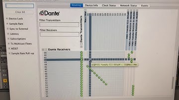 Using Dante To Get Ableton Tracks to Yamaha CL5