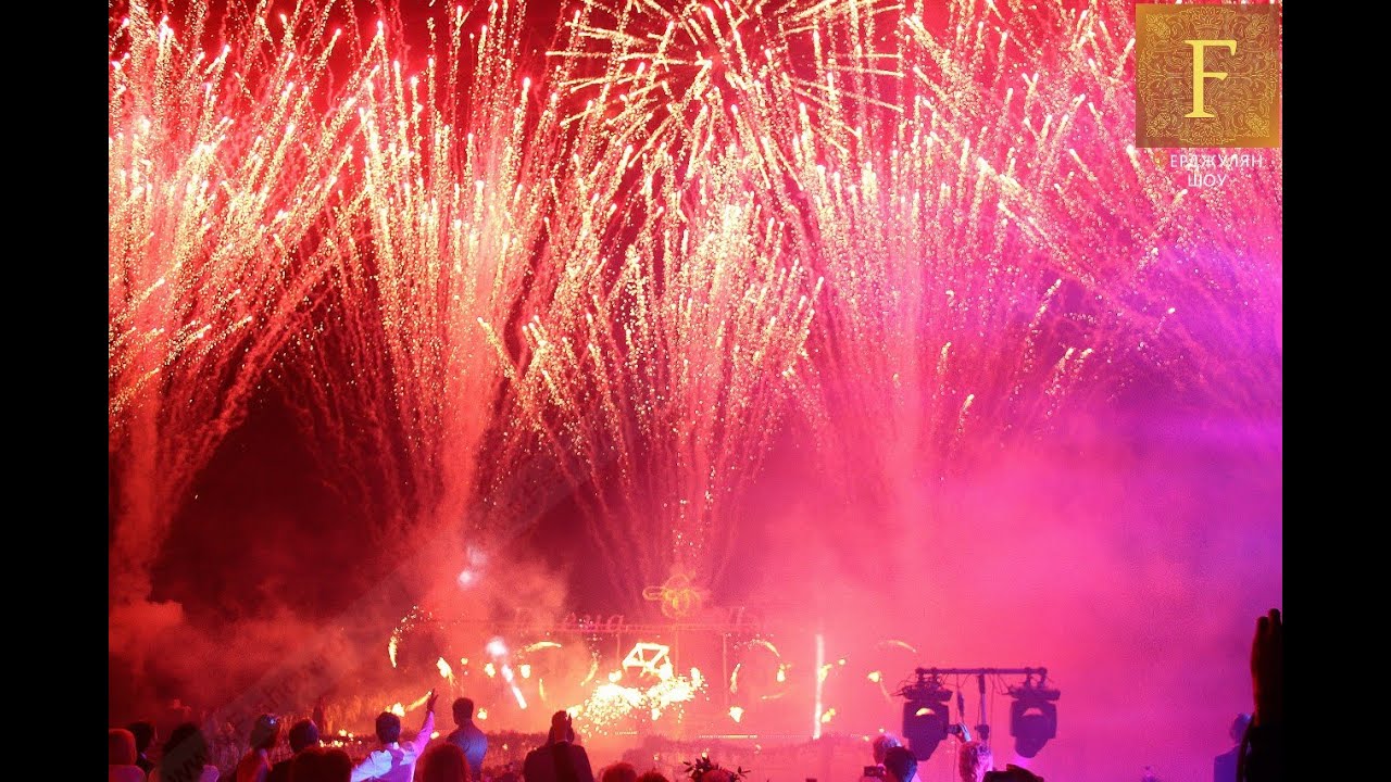 Грандиозный Фейерверк с воды  (фронт запуска 500 метров) - Ферджулян шоу
