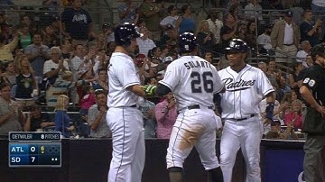 ATL@SD: Solarte breaks it open with a three-run homer