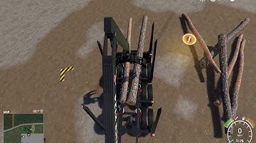 unloading logs with Prentice, Test1