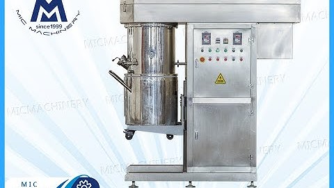 50L Double Planetary Mixer: One Minute To Show How Does Machine Mix The Material Automatically.
