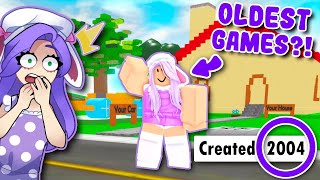 I Found Some Of Robloxs Oldest Games And Played Them Roblox