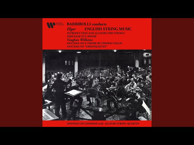 Elgar - Sérénade pour cordes : Sinfonia of London / SIr J.Barbirolli