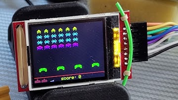 Arduino Space Invaders PT5 real game action