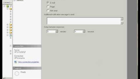 SQL Server 2008 - Define Operators and Alerts