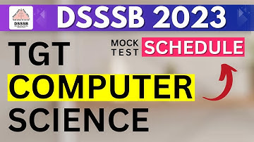 DSSSB TGT Computer Science | Best Practice Mock Test | Complete Schedule | Kartik