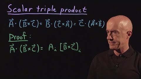 Scalar Triple Product | Lecture 9 | Vector Calculus for Engineers