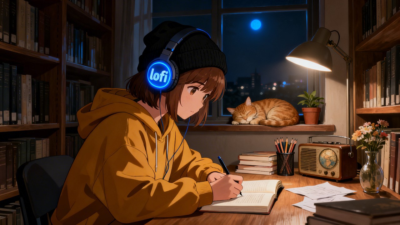 Late Night Lofi Hip Hop 🌙 Chill Beats to Relax, Study & Journaling ...